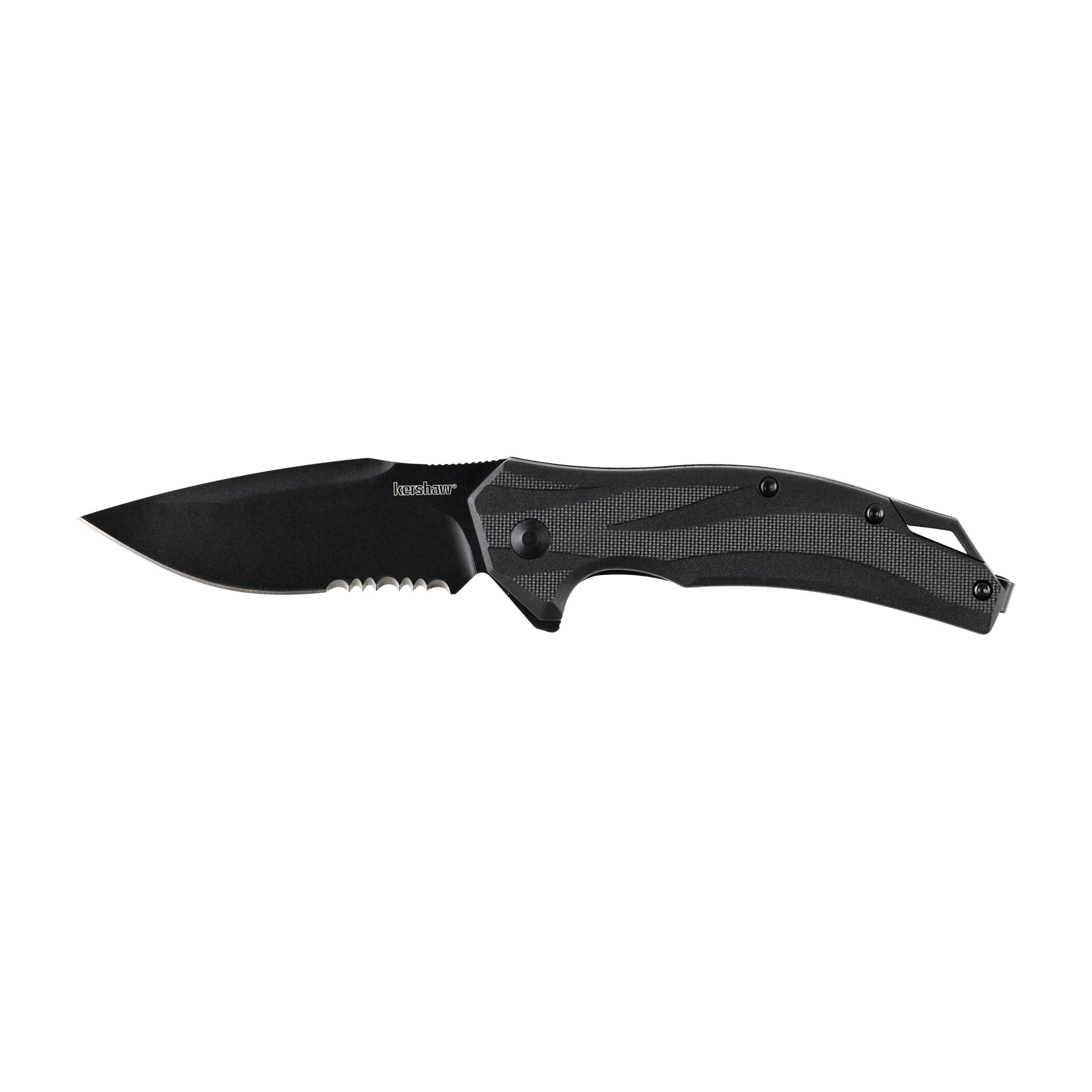 Nóż składany Kershaw Lateral Black Serrated 1645BLKST