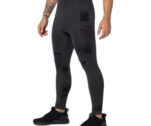 Legginsy męskie Spaio Military piaskowe szare