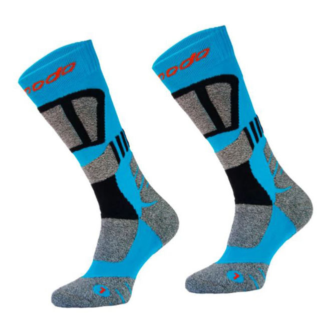 Skarpety techniczne Comodo trekingowe turkusowe