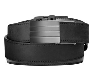 Pas strzelecki Kore Essentials Buffalo Leather Gun Belt X2 czarny