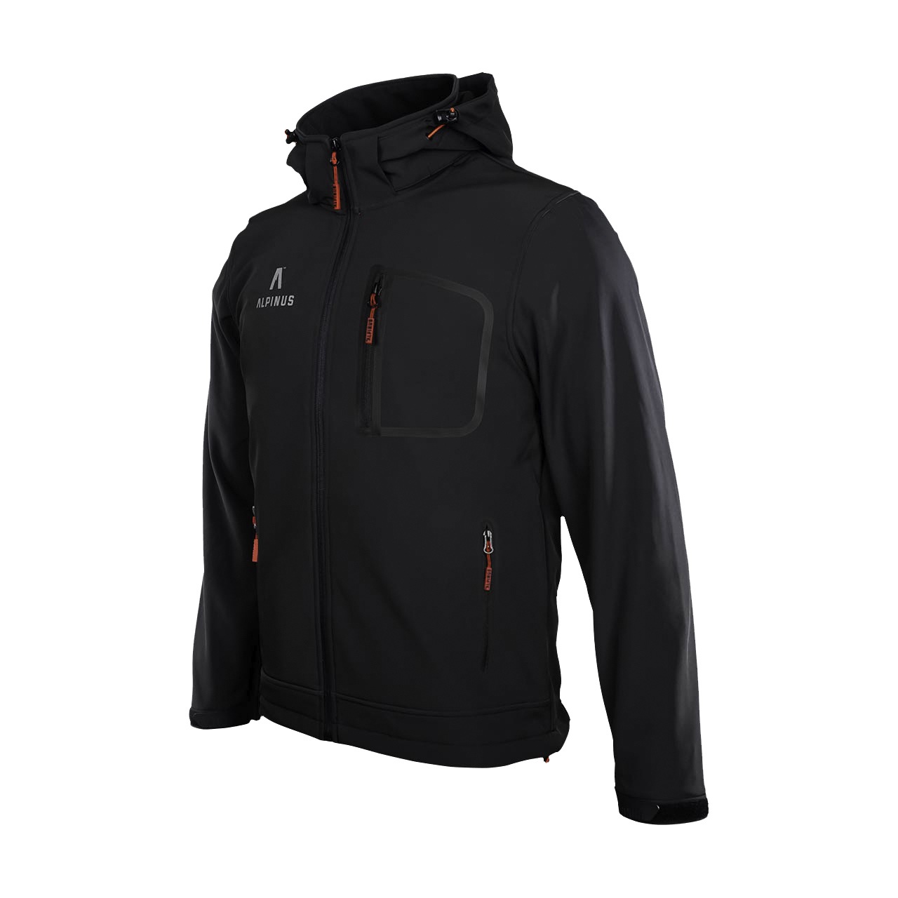 Kurtka męska Alpinus softshell Stenshuvud czarna