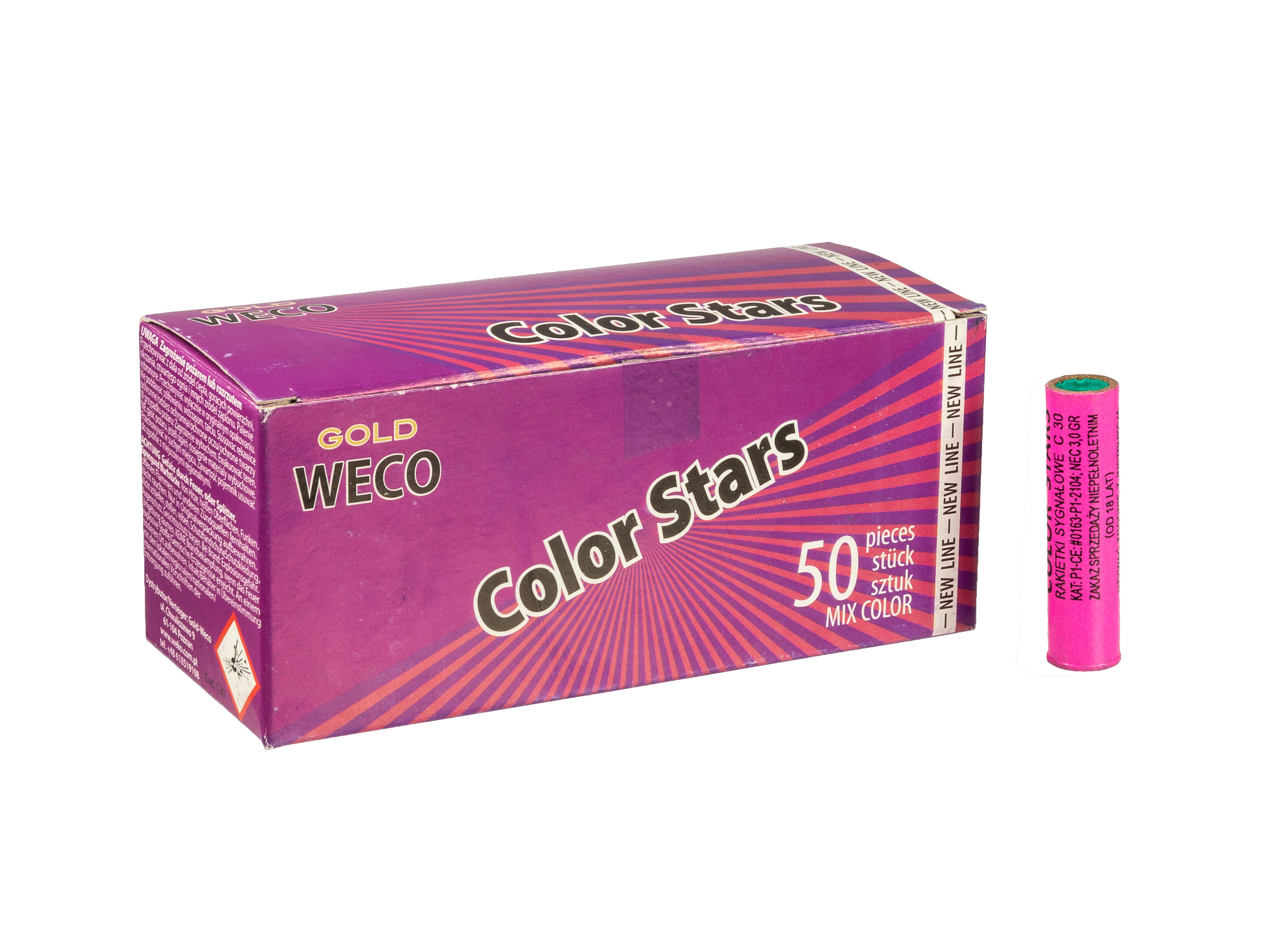 Raca pistoletowa Color Stars RP2 50 szt.