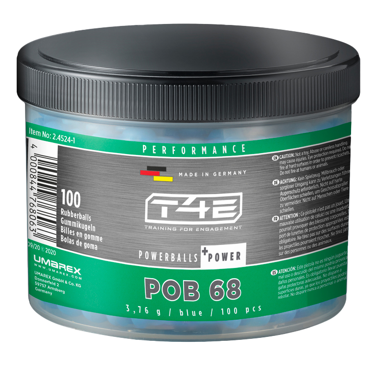 Kulki gumowe T4E Performance POB kal. .68 100 szt.