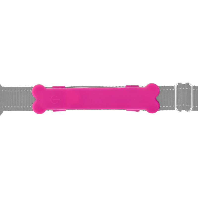 Ledowa przypinka do obroży  Ferribiella różowa