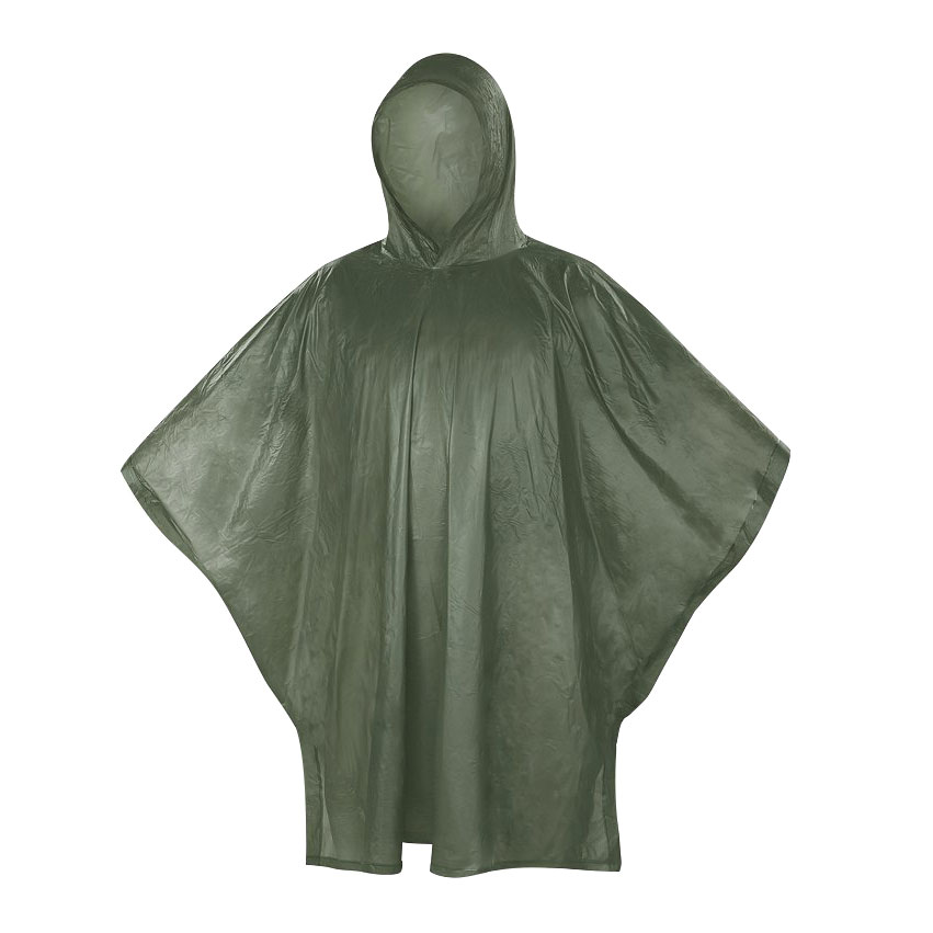 Ponczo Texar winylowe oliwkowe