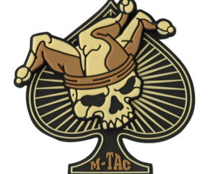 Naszywka Patch M-Tac Ace of Spades 3D PCV coyote