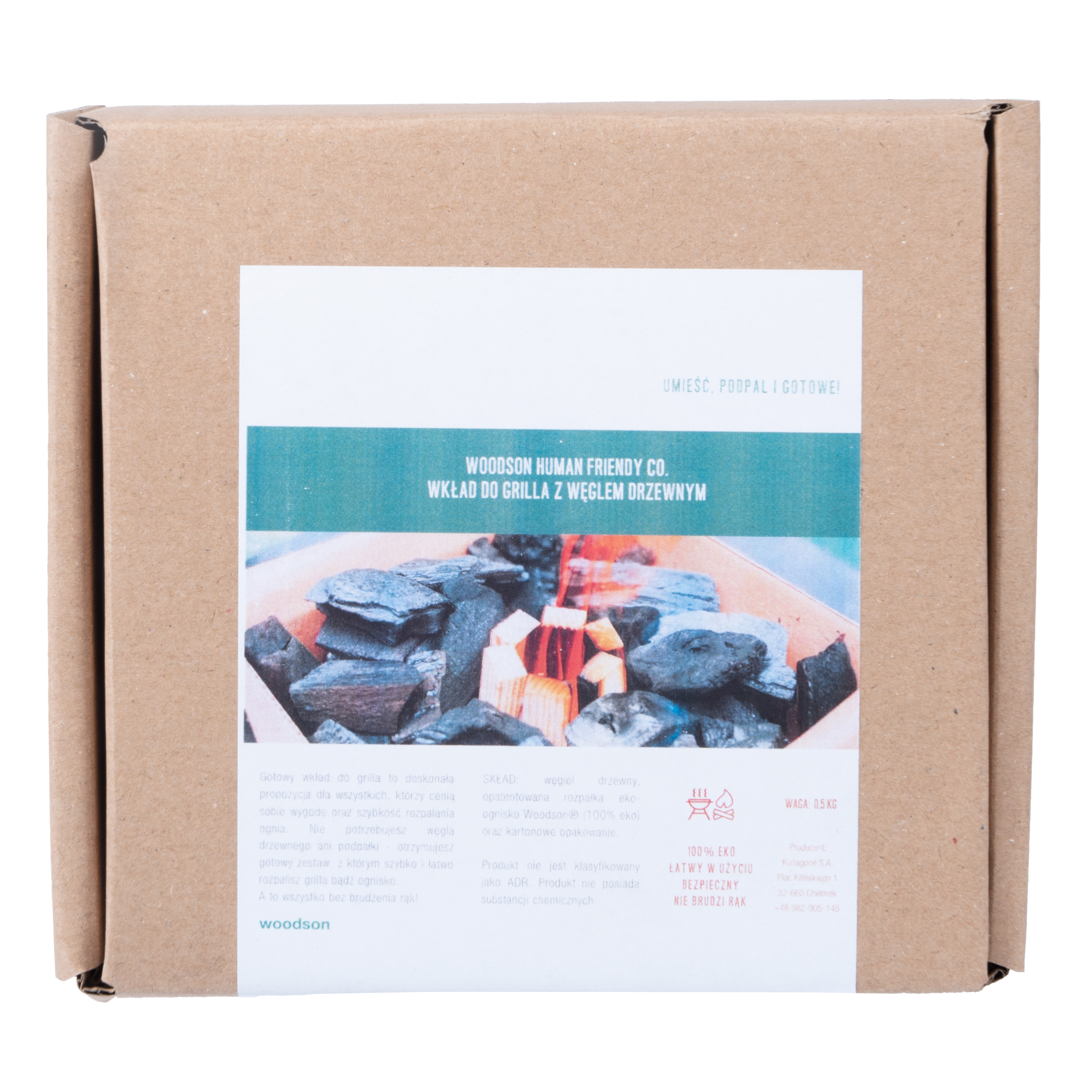Rozpałka Woodson wkład do grilla z węglem