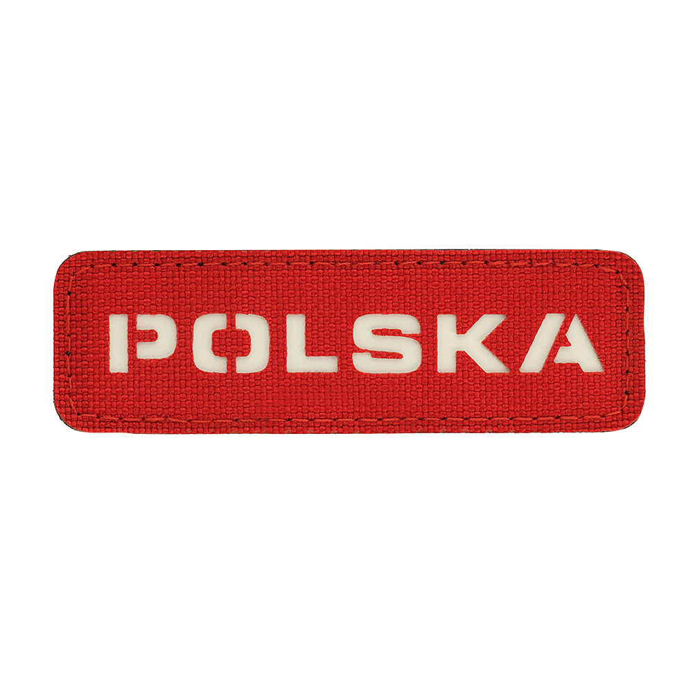 Naszywka Polska M-Tac 25x80 Laser Cut czerwona