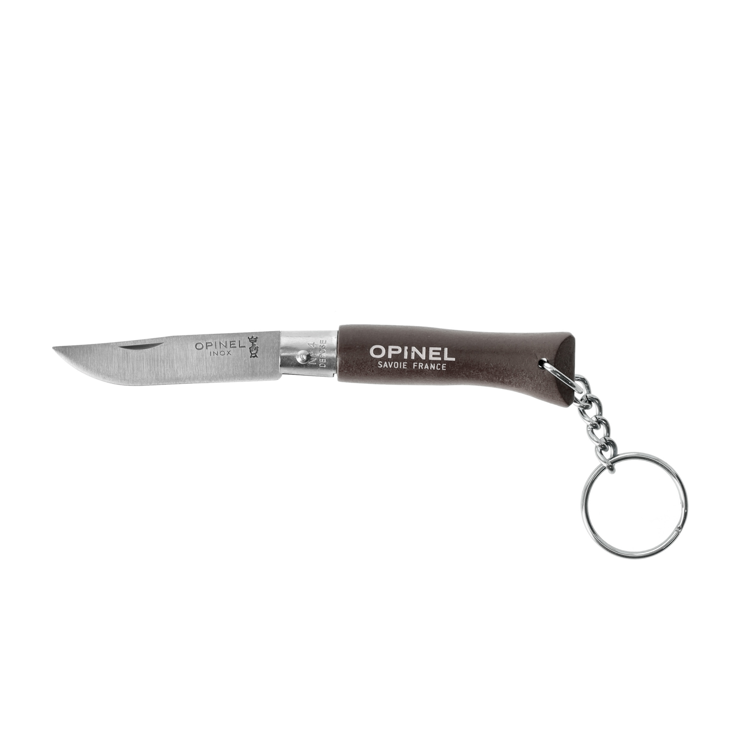 Nóż składany Opinel Colorama 04 brelok inox grab czarny