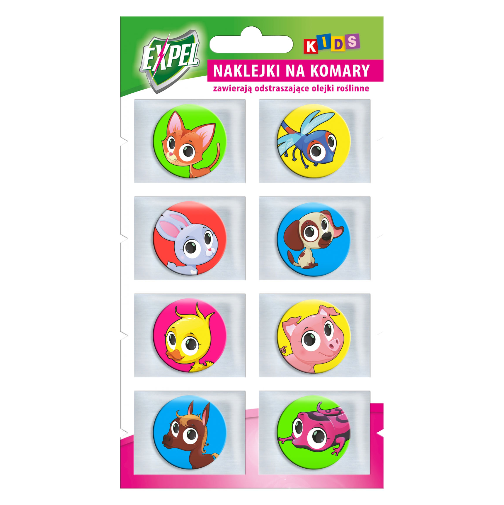 Naklejki dla dzieci Expel na komary 8 szt.