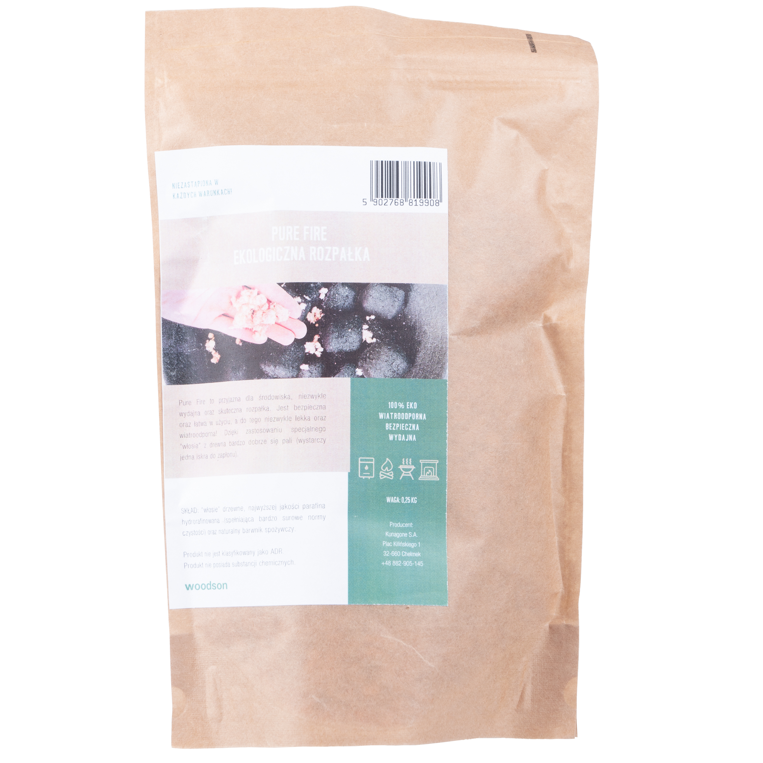 Rozpałka eko Woodson 0,25 kg