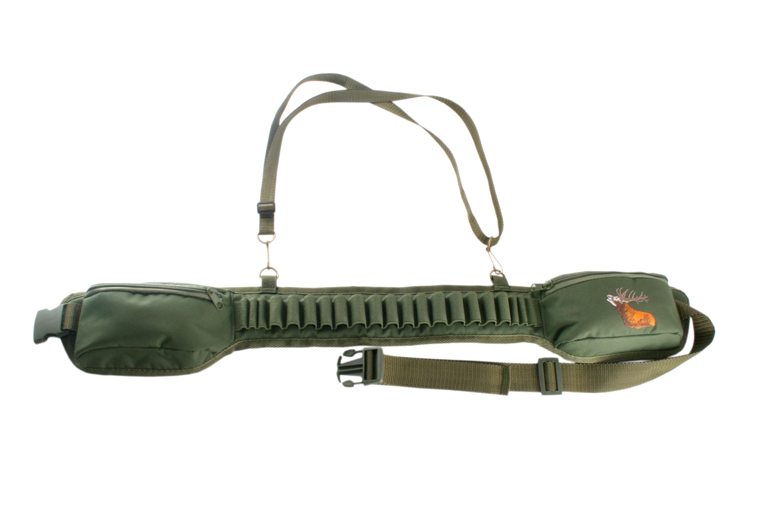 Pas na amunicję Forsport 12/16 P-001 oliwkowy