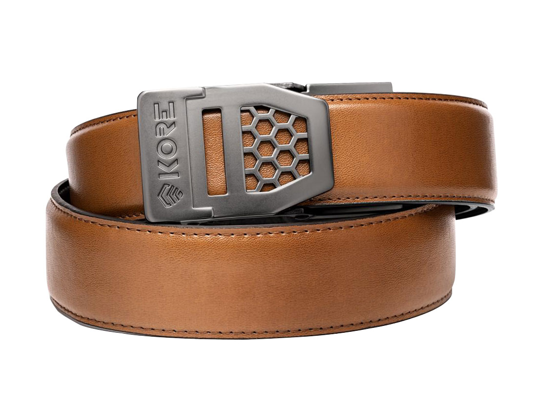 Pas strzelecki Kore Essentials Leather Gun Belt X6 tan