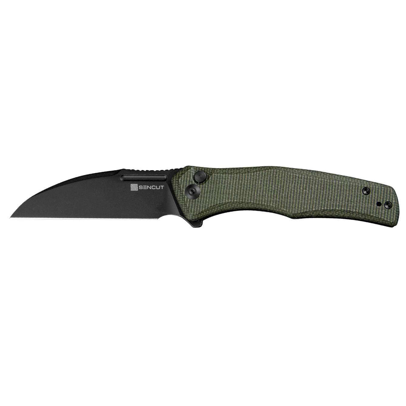 Nóż składany Sencut Watauga S21011-2 dark green micarta