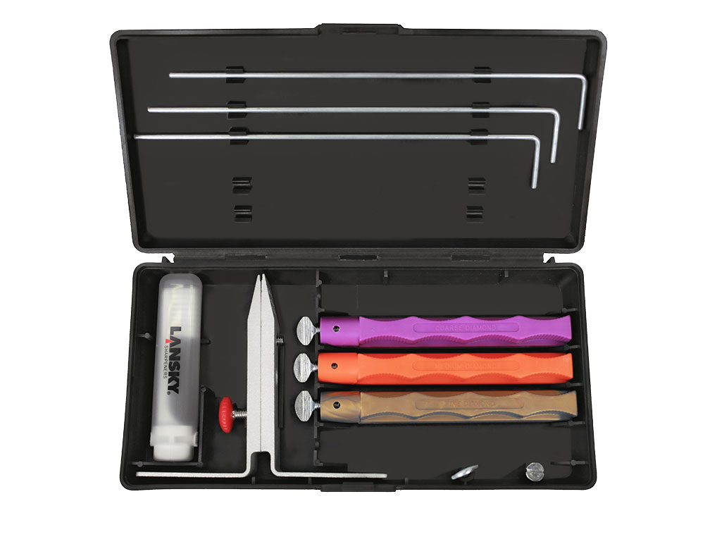 Ostrzałka, zestaw do ostrzenia diamentowy 3 cz. Lansky LK3DM