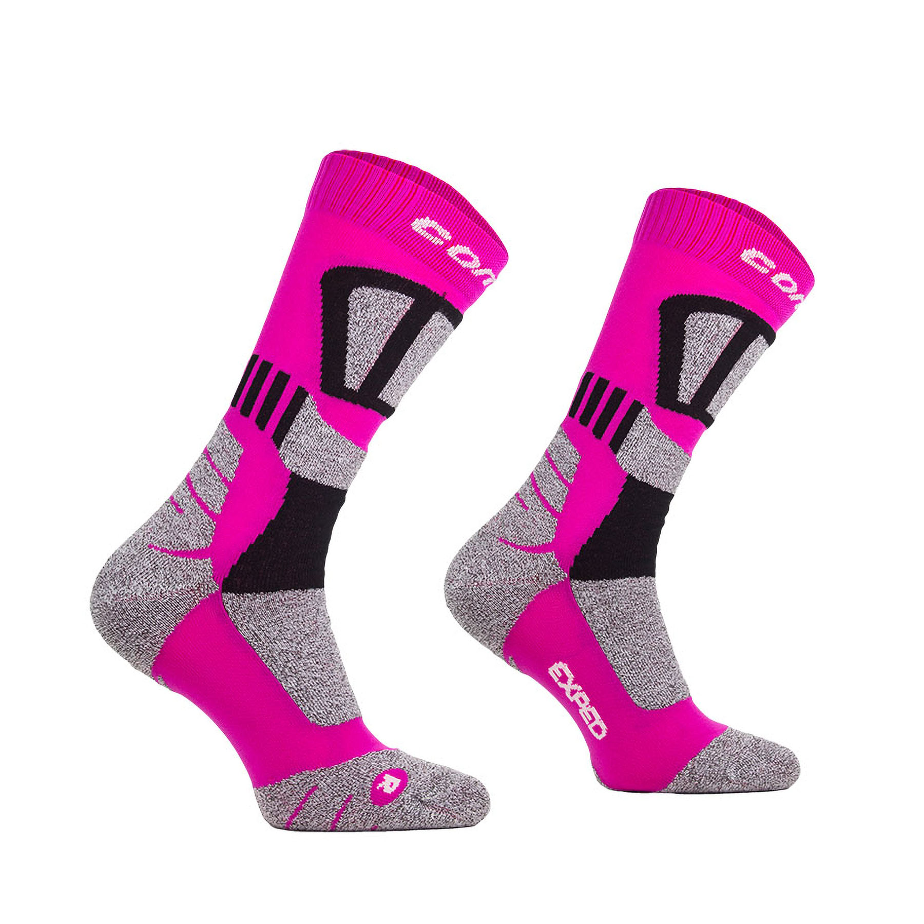 Skarpety techniczne Comodo trekingowe fuksja