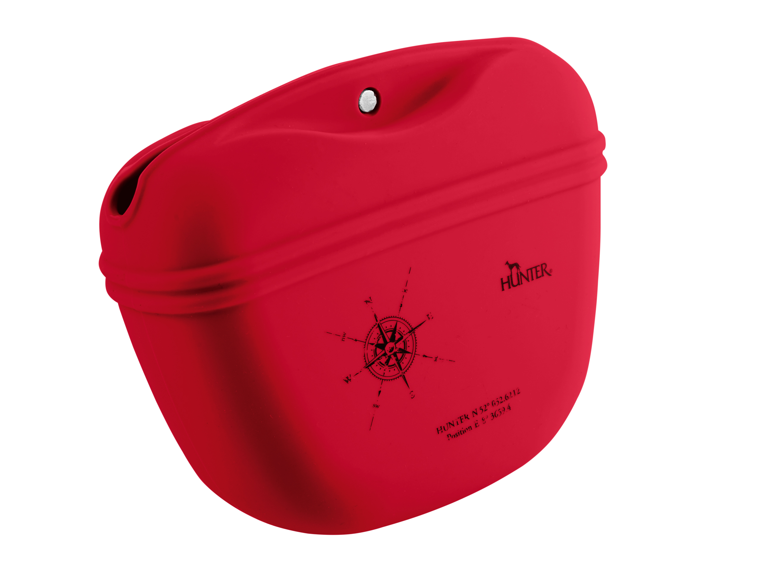 Silikonowa saszetka na smaczki List czerwona