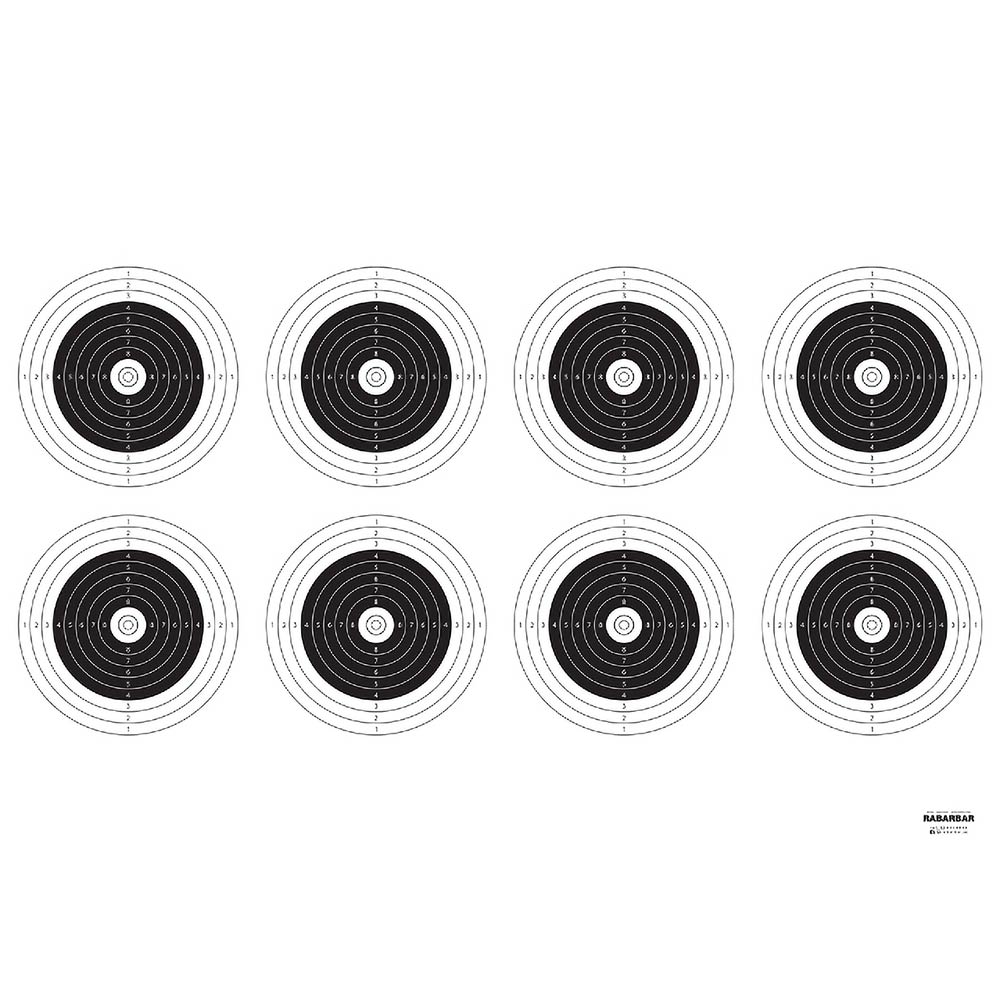 Tarcza strzelecka Snajper 100 m trening - pakiet 50 szt.