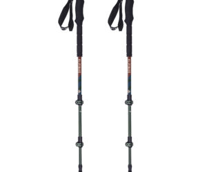 Kijki trekkingowe Alpinus Matterhorn, zielono-brązowe