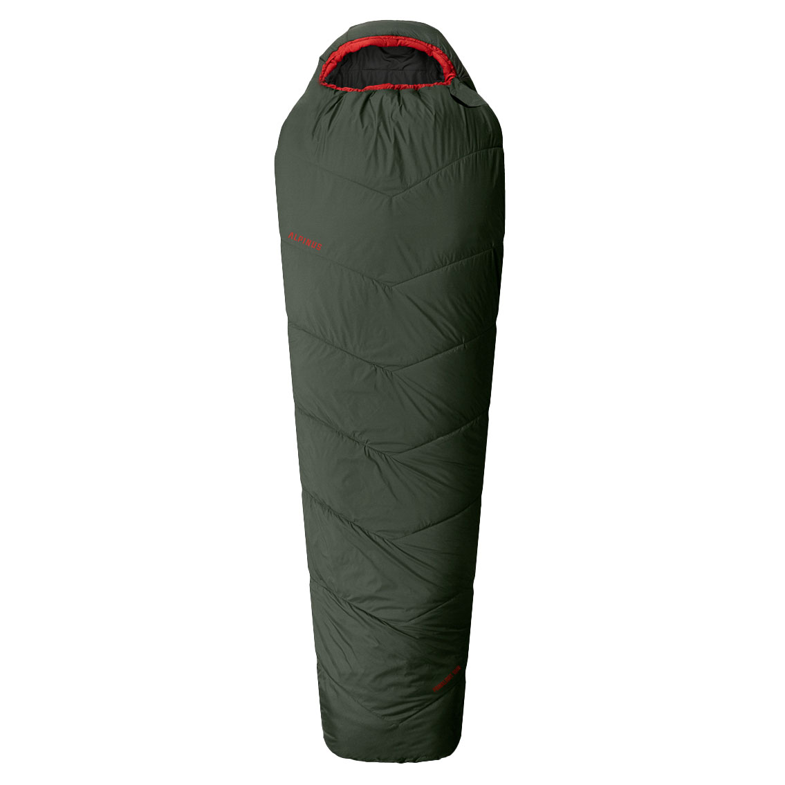 Śpiwór Alpinus Primallight 1000 oliwkowy dla leworęcznych