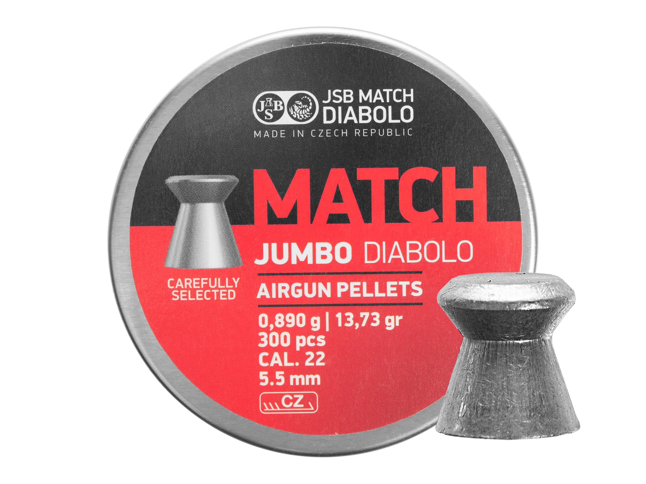 Śrut diabolo JSB Jumbo Match 5,50 mm 300 szt.