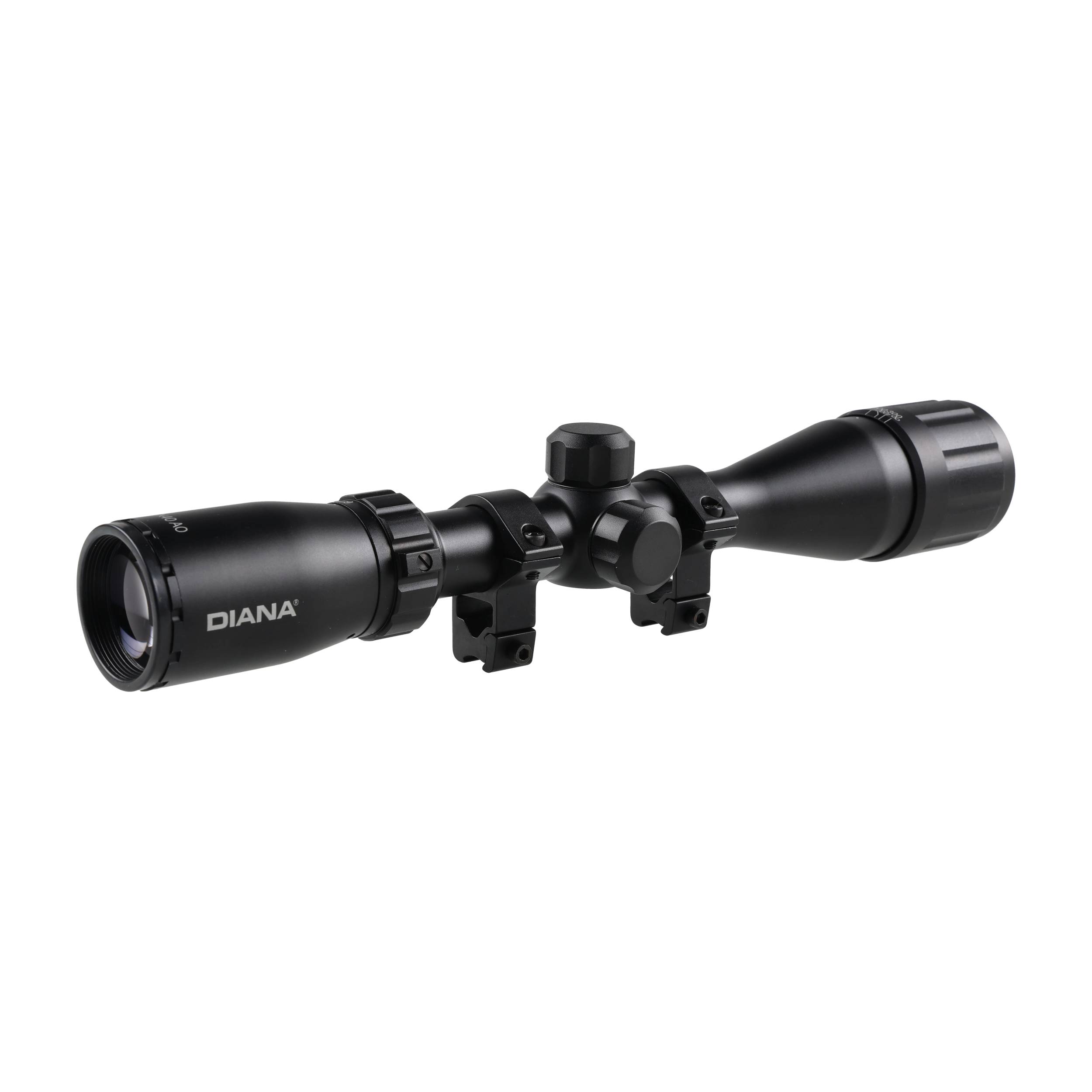 Luneta celownicza Diana 3-9x40 1" AO Duplex z/m 11 mm + montaż kompensacyjny Diana ZR 1"-30 mm/11 mm