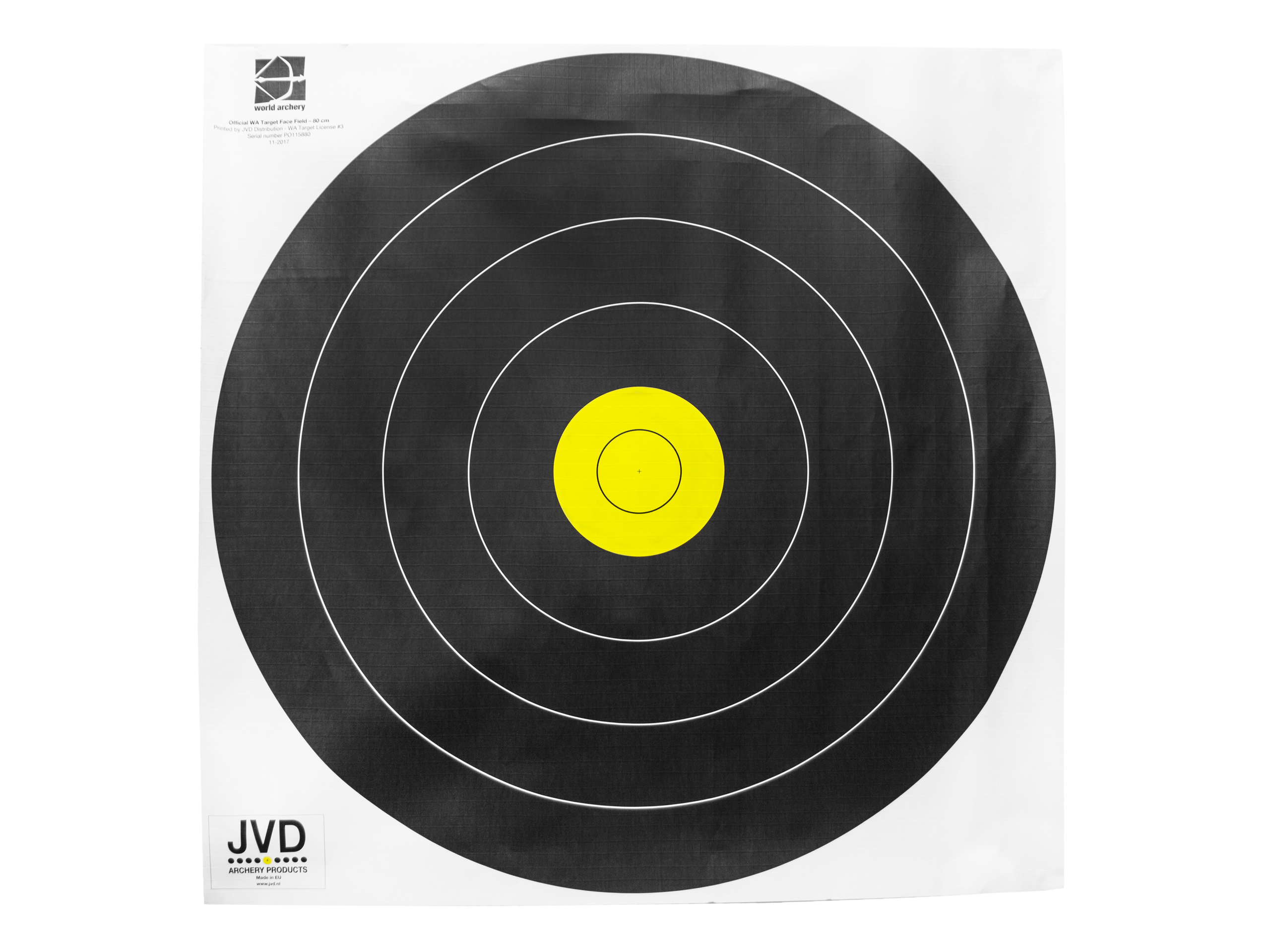 Tarcza papierowa 80 cm JVD FIELD WA czarna