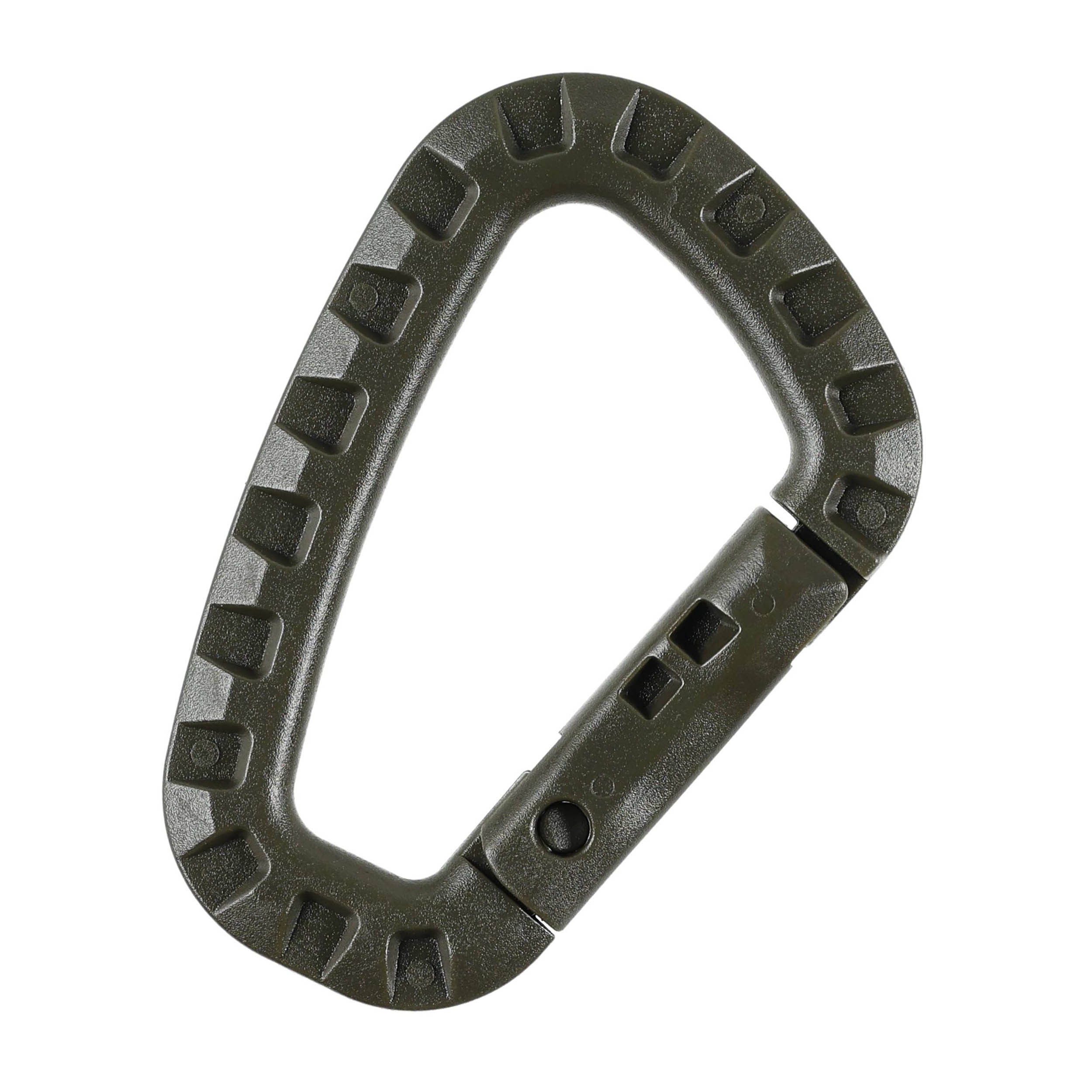 Karabińczyk M-Tac plastikowy, oliwkowy