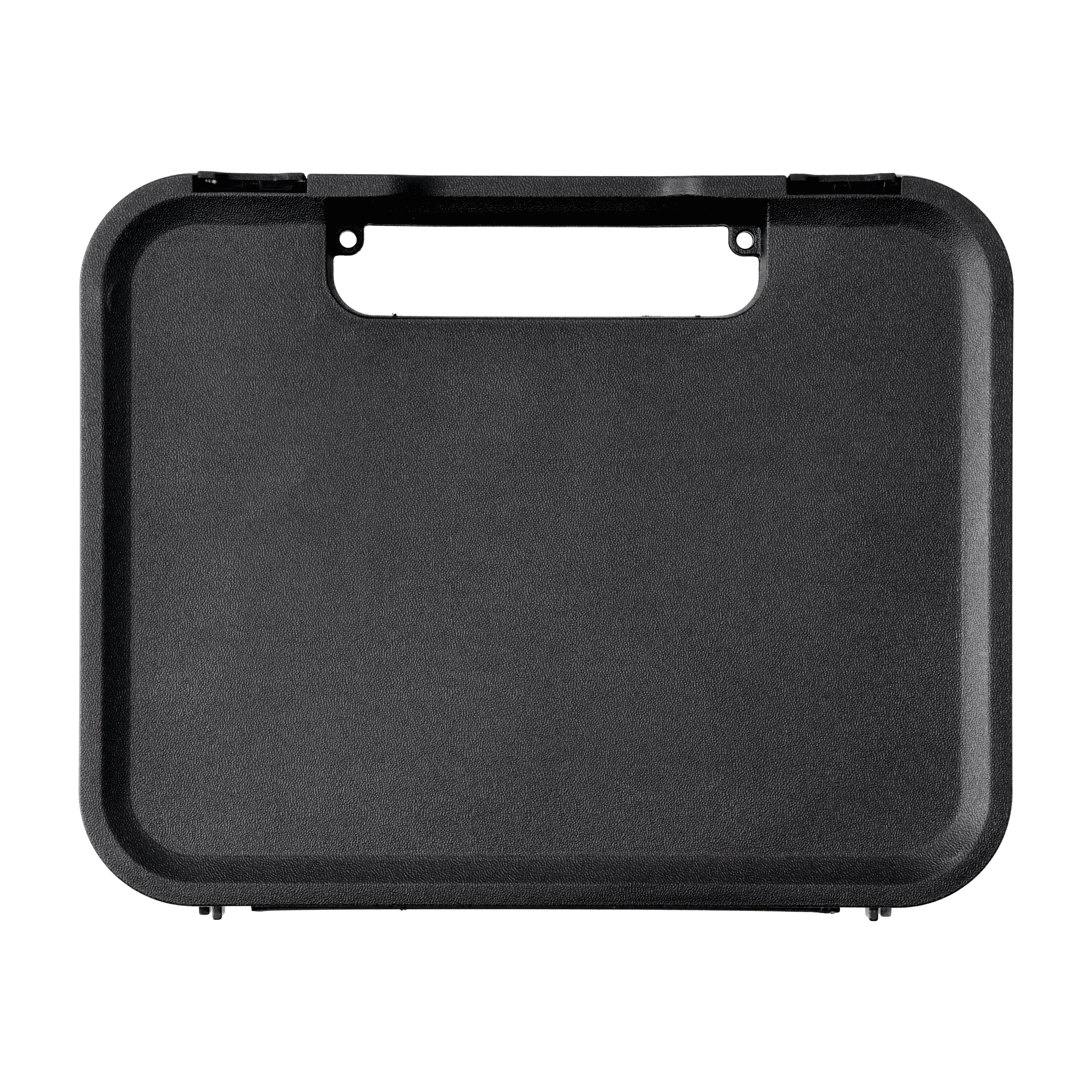 Kufer na pistolet Megaline 24,5x17,8x3,9 cm czarny z czarnymi klamrami