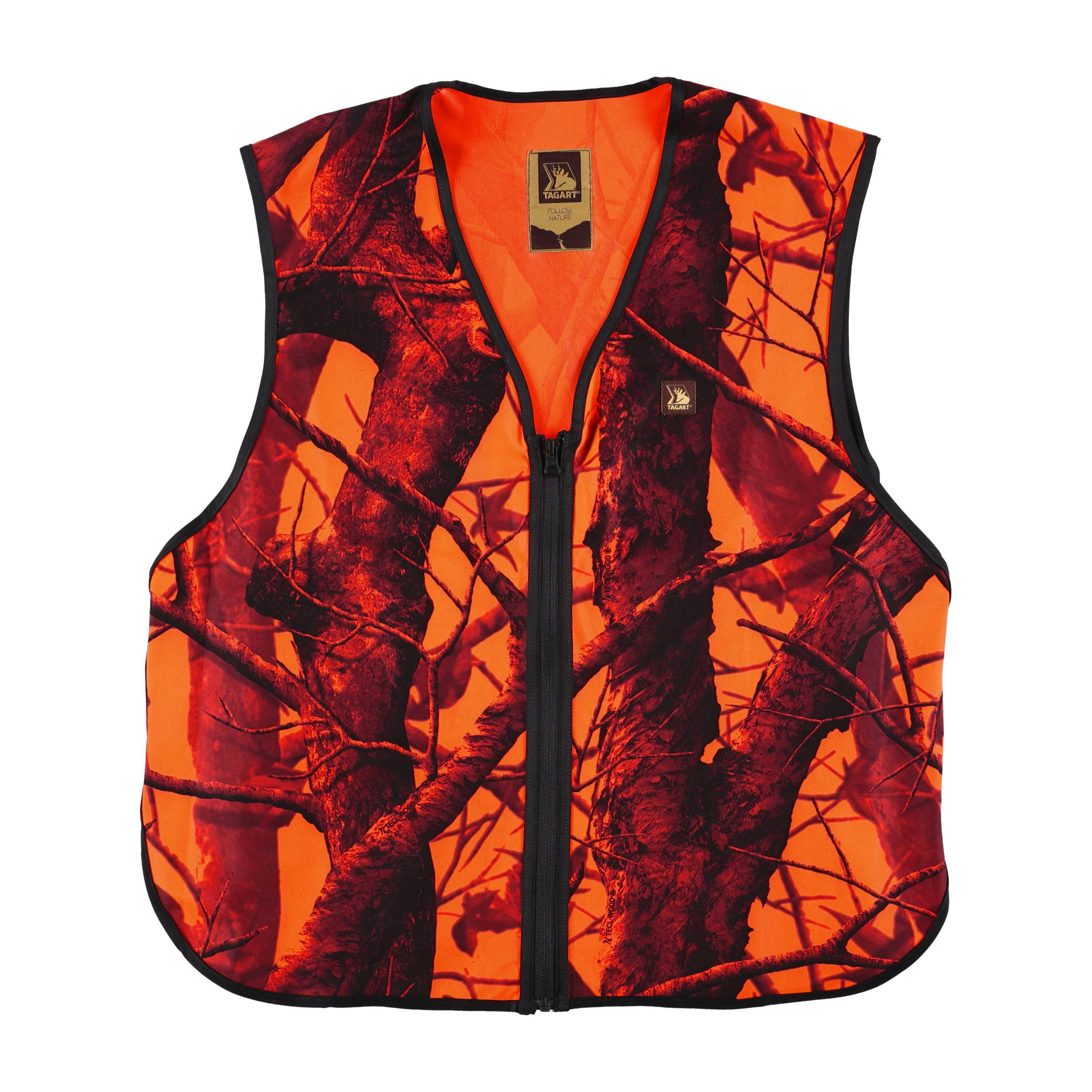 Kamizelka unisex Tagart Winter Fire 2 pomarańczowa z membraną