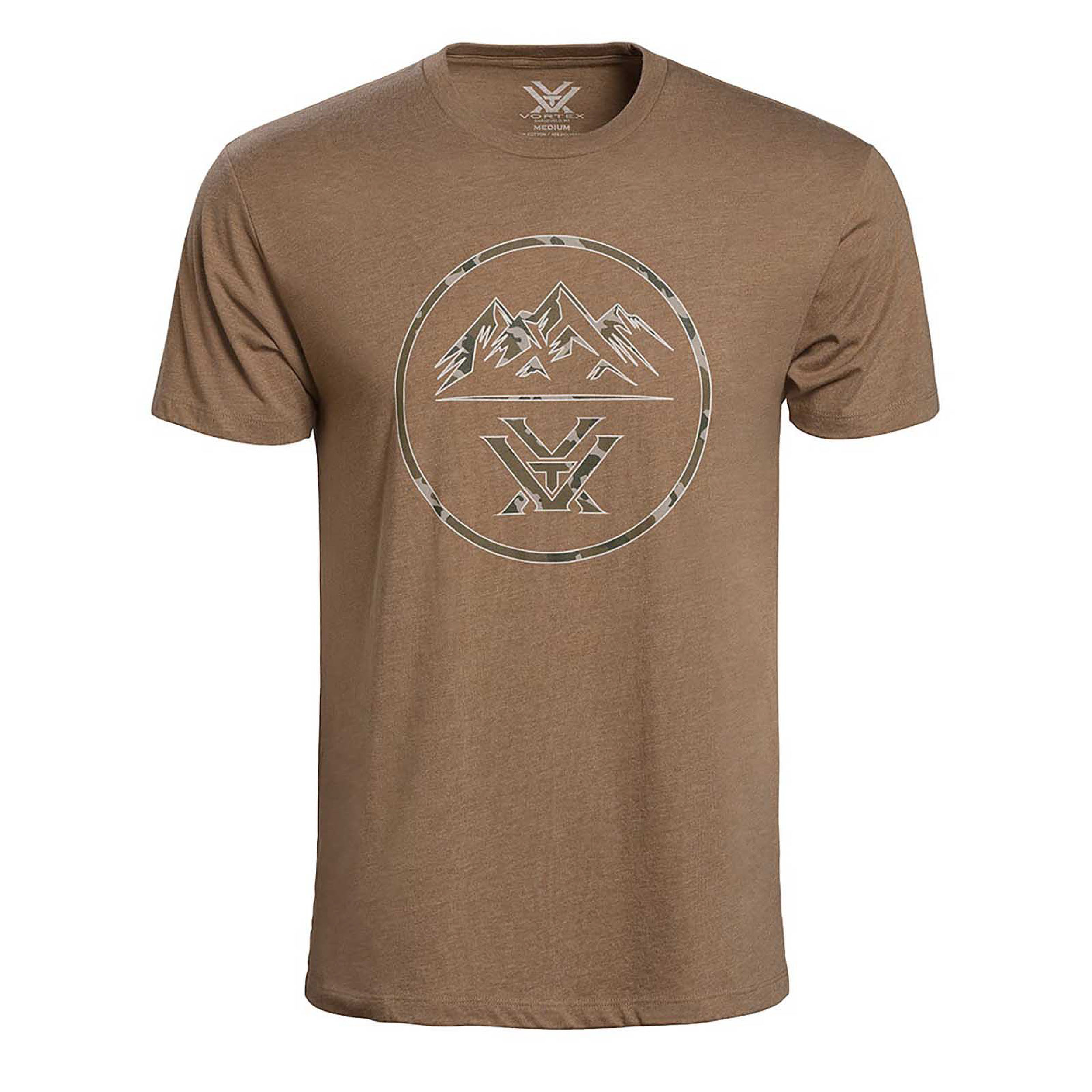 Koszulka męska Vortex Three Peaks SS coyote