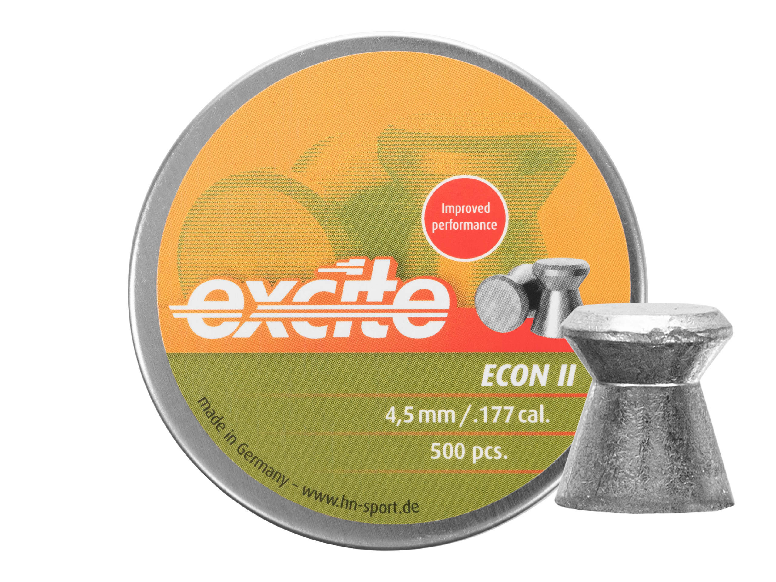 Śrut diabolo H&N Excite Econ Glatt II 4,5 mm 500 szt.