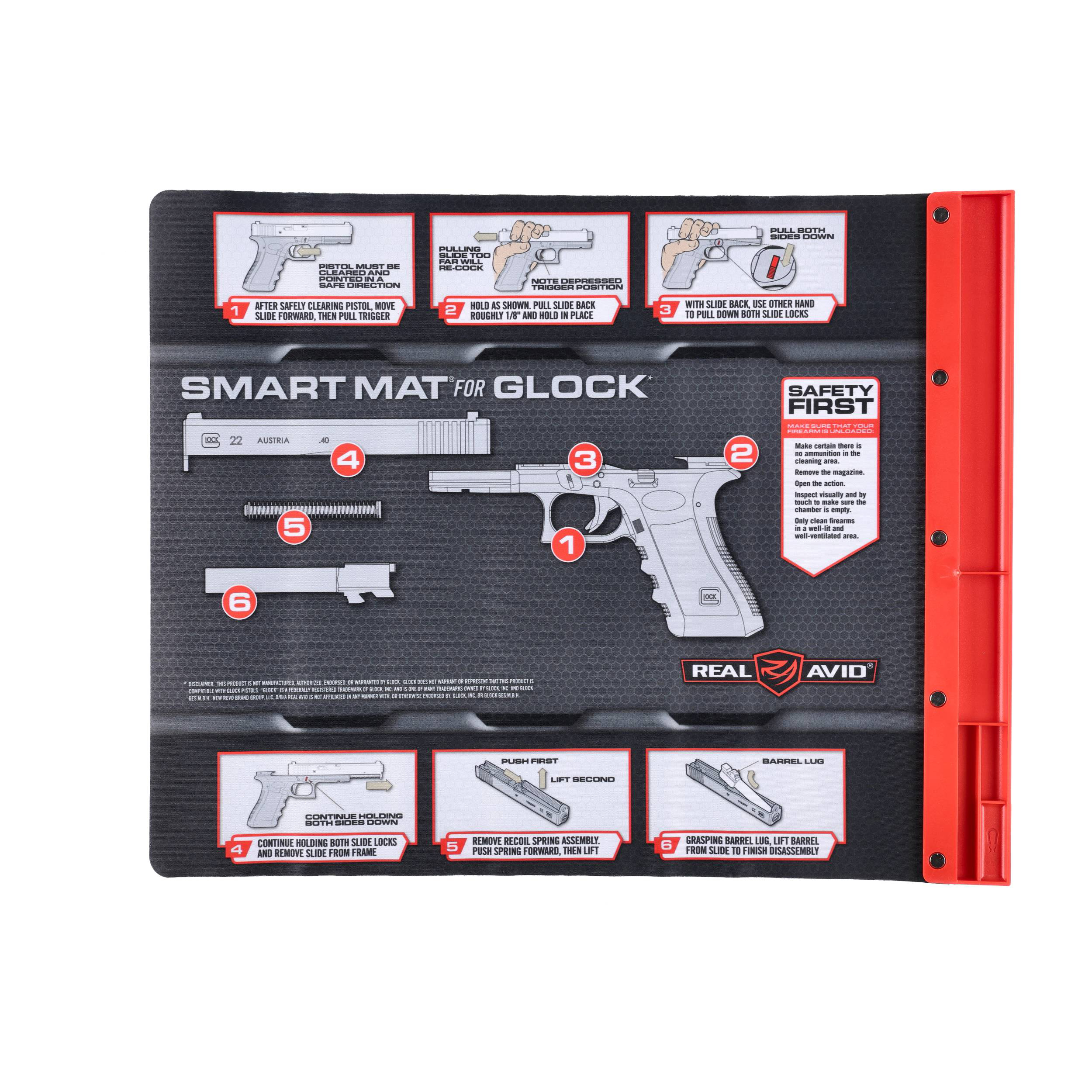 Mata do czyszczenia Real Avid Glock Smart Mat AVGLOCKSM