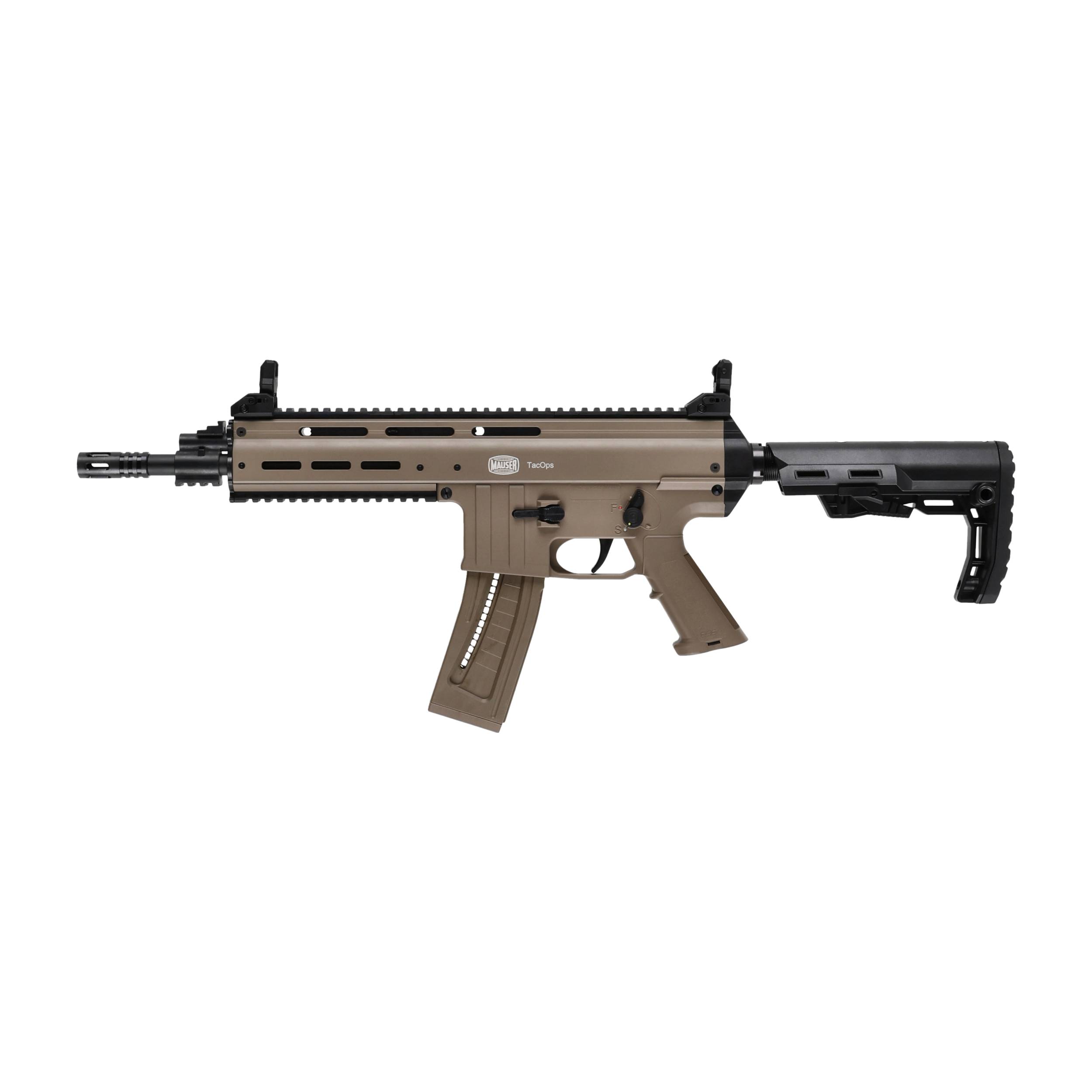 Karabinek bocznego zapłonu Mauser M15 TacOps kal. 22 LR US Tan