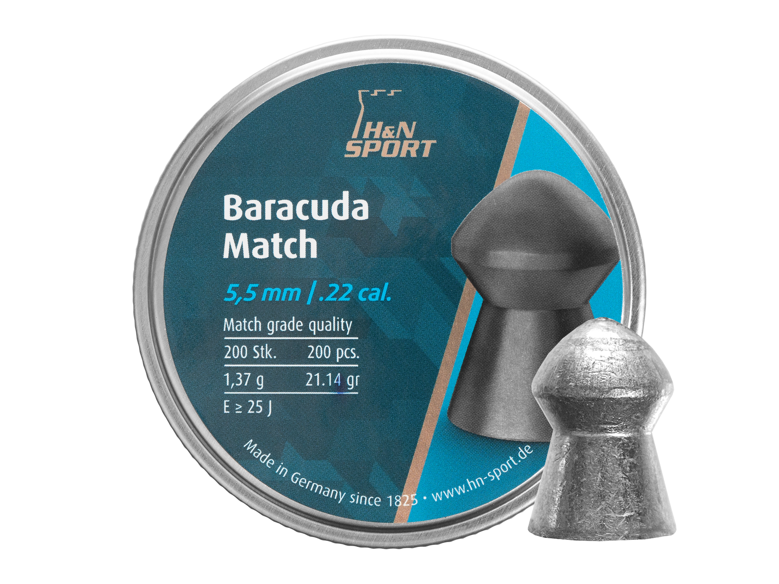 Śrut diabolo H&N Baracuda Match 5,51 mm 200 szt.