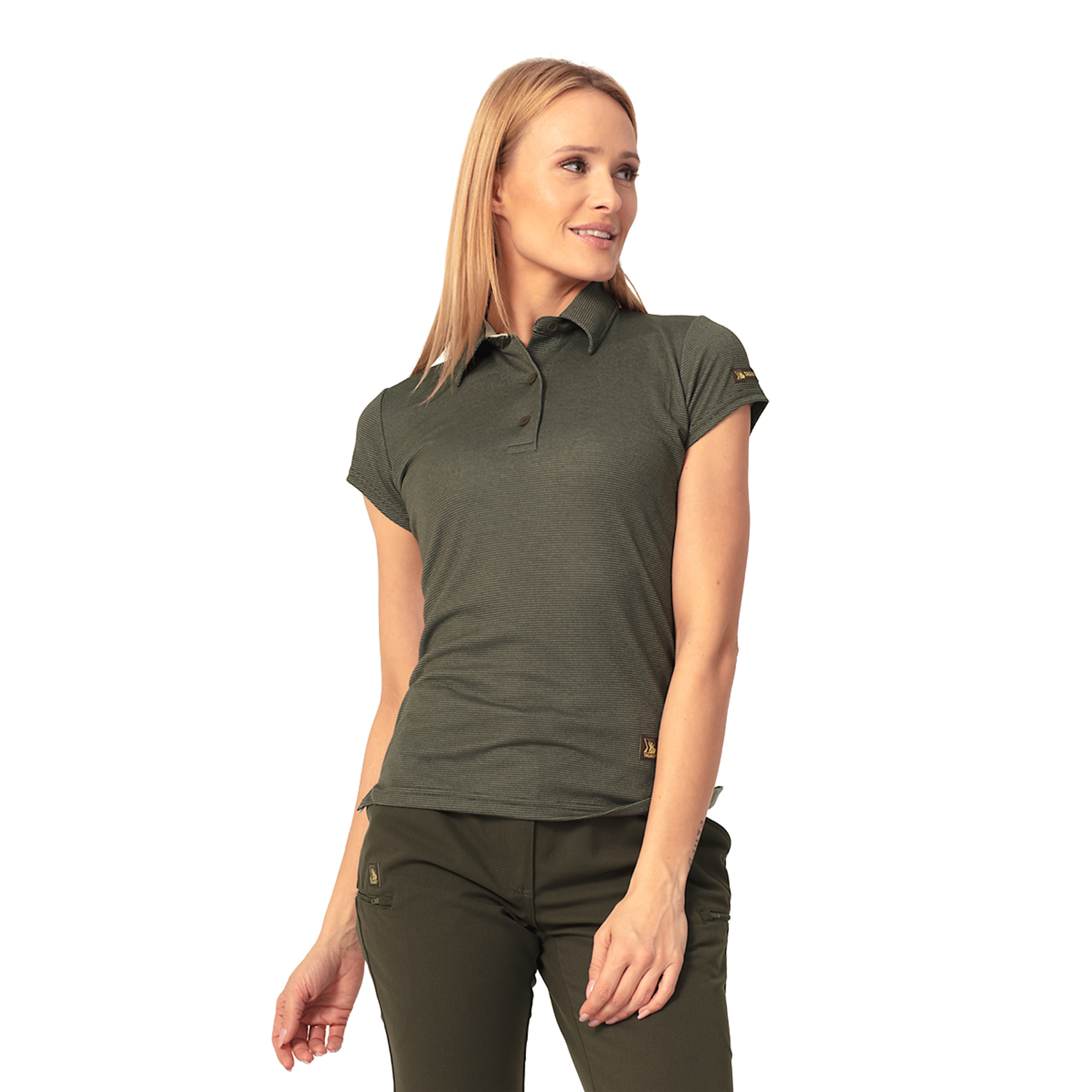 Koszulka damska Tagart Hals 2 ciemnooliwkowa