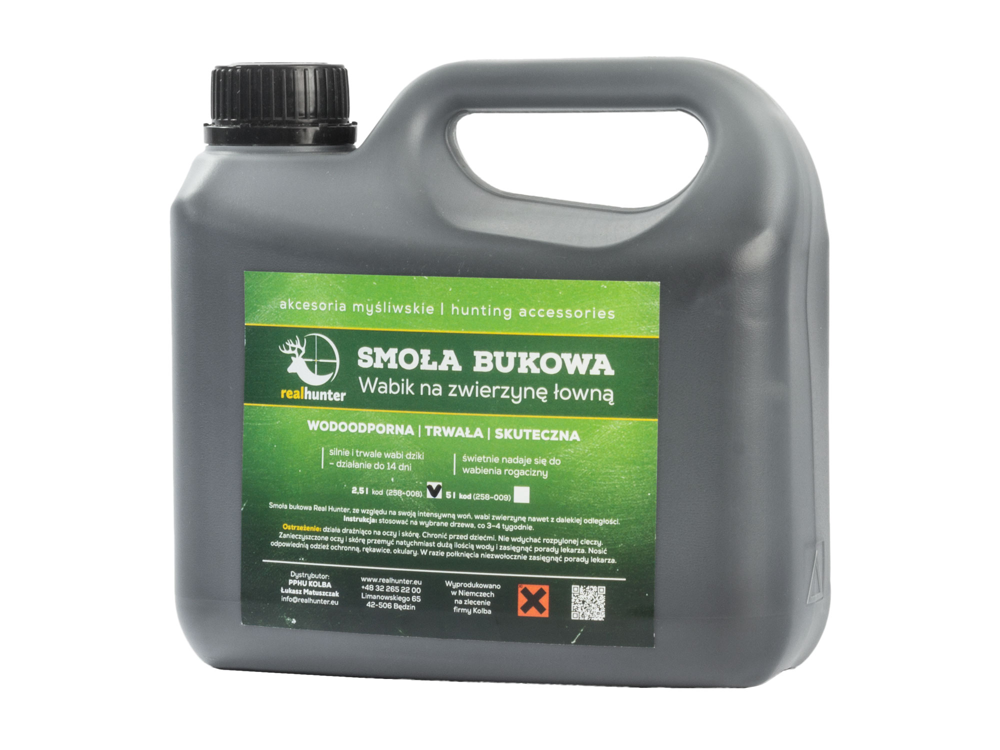 Smoła bukowa RealHunter 2,5 l