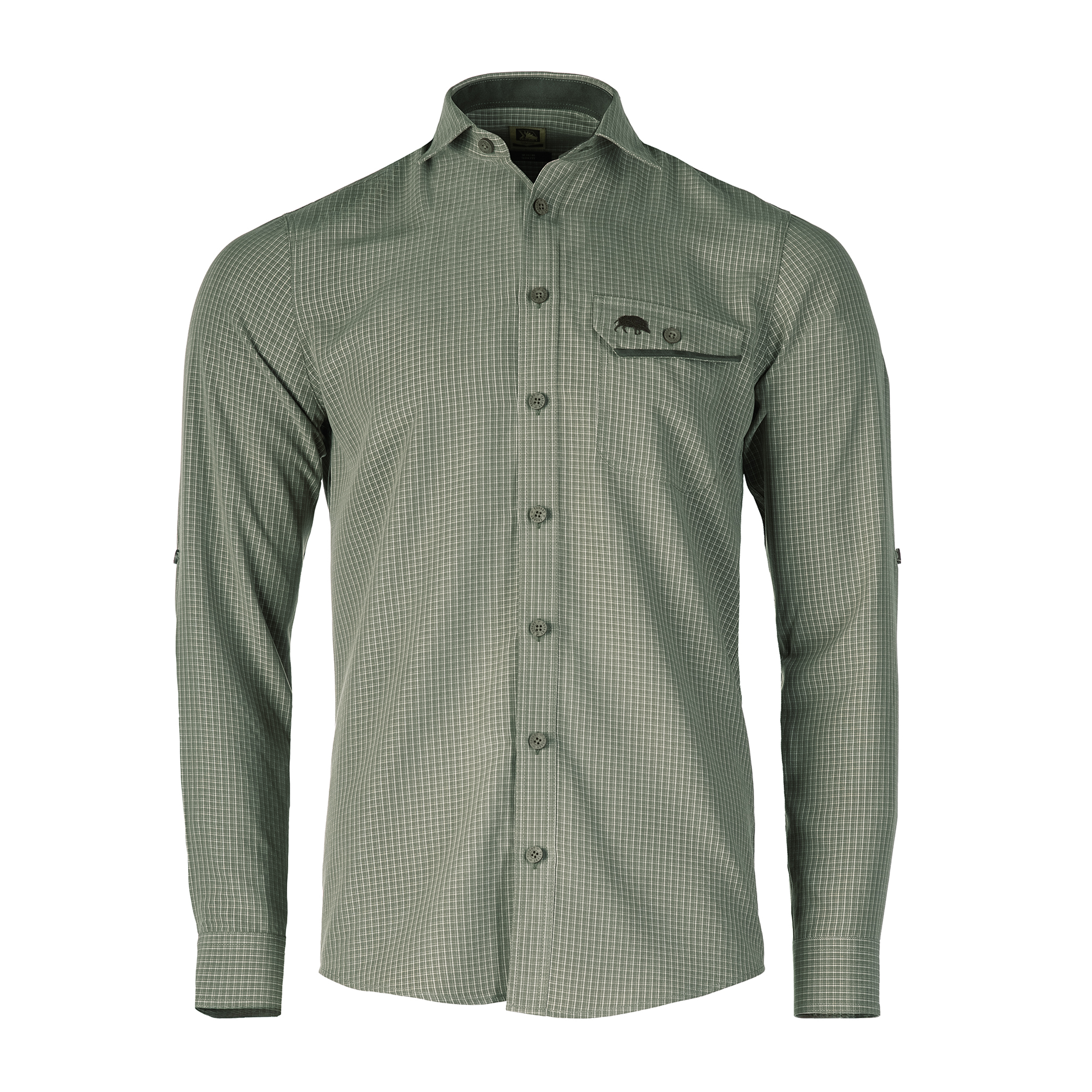 Koszula męska Tagart Boar slim zielona