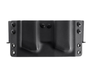 Ładownica podwójna RH Holsters OWB do Glock 17, bez sweatguardu, pas 40 mm, lewa, czarna