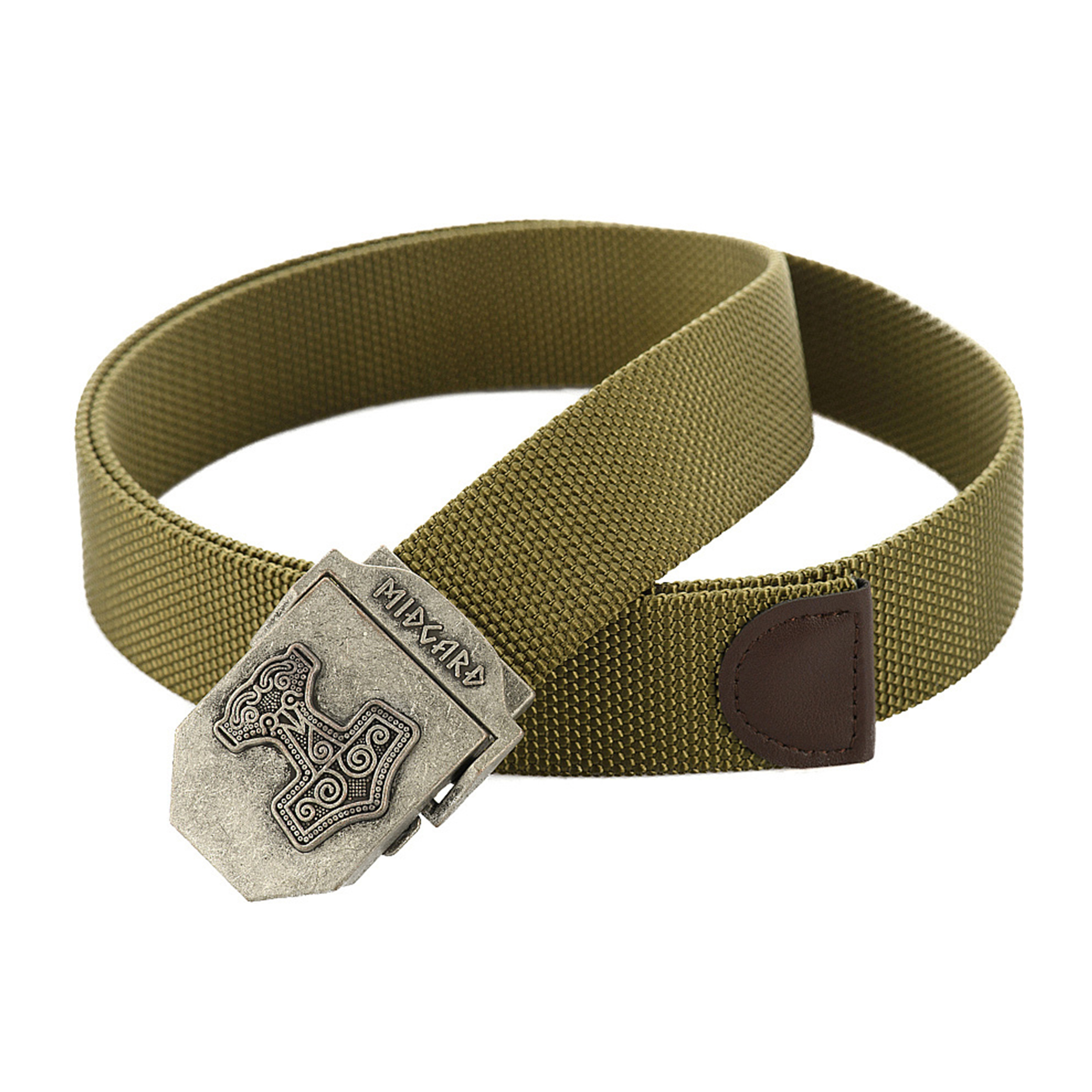 Pasek męski młot M-Tac Thora oliwkowy