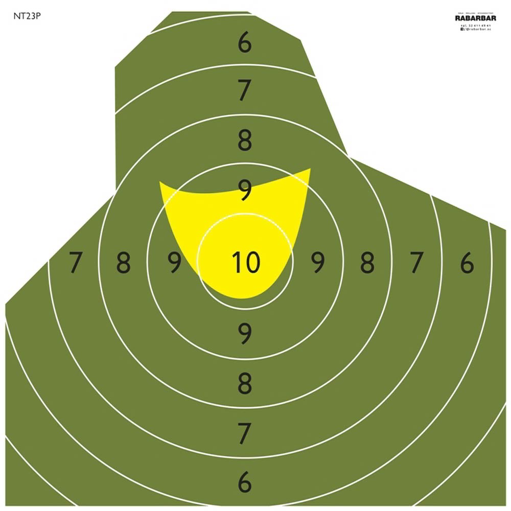 Tarcze sylwetkowe NT-23P "Żołnierz" - pakiet 50szt.