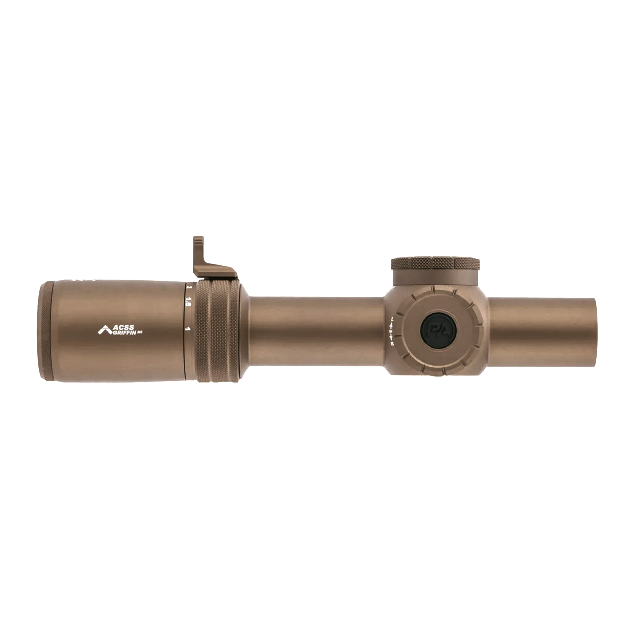 Luneta celownicza Primary Arms Compact PLx-1-8x24 mm FFP iR ACSS Griffin M8 MIL FDE