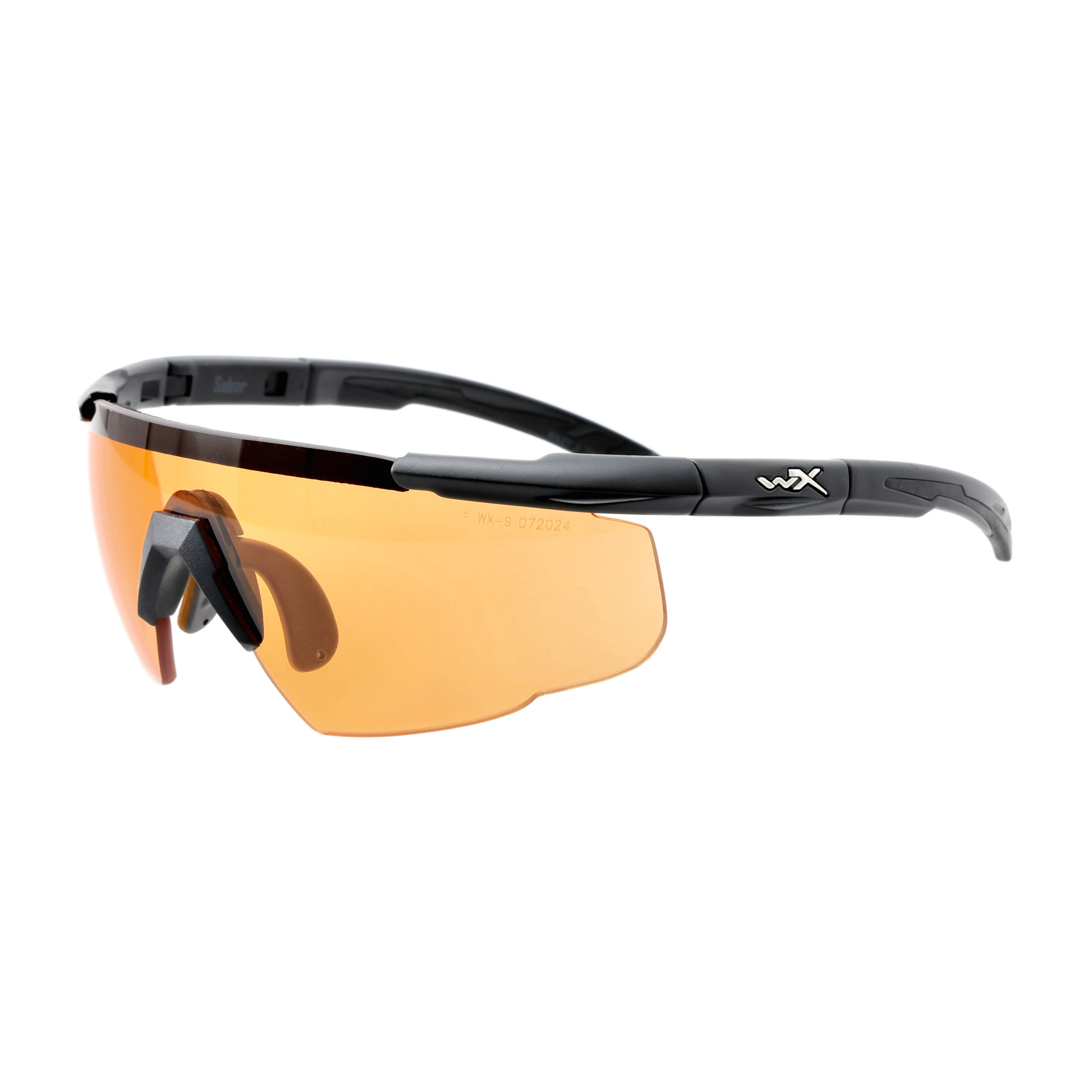 Okulary taktyczne Wiley X Saber Advanced 301 light rust, czarne oprawki