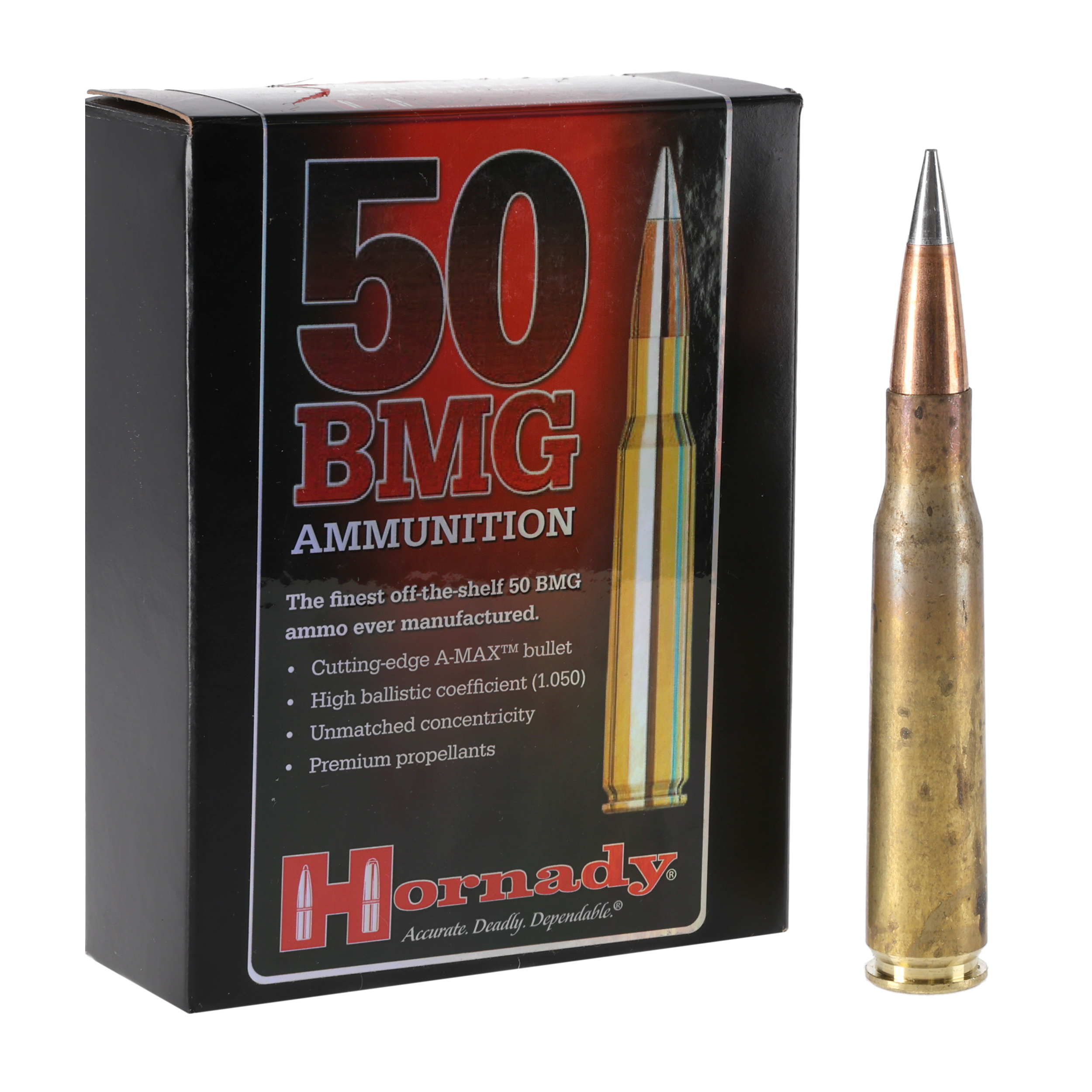 Amunicja Hornady kal. 50BMG A-Max 750gr/ 48,6 g