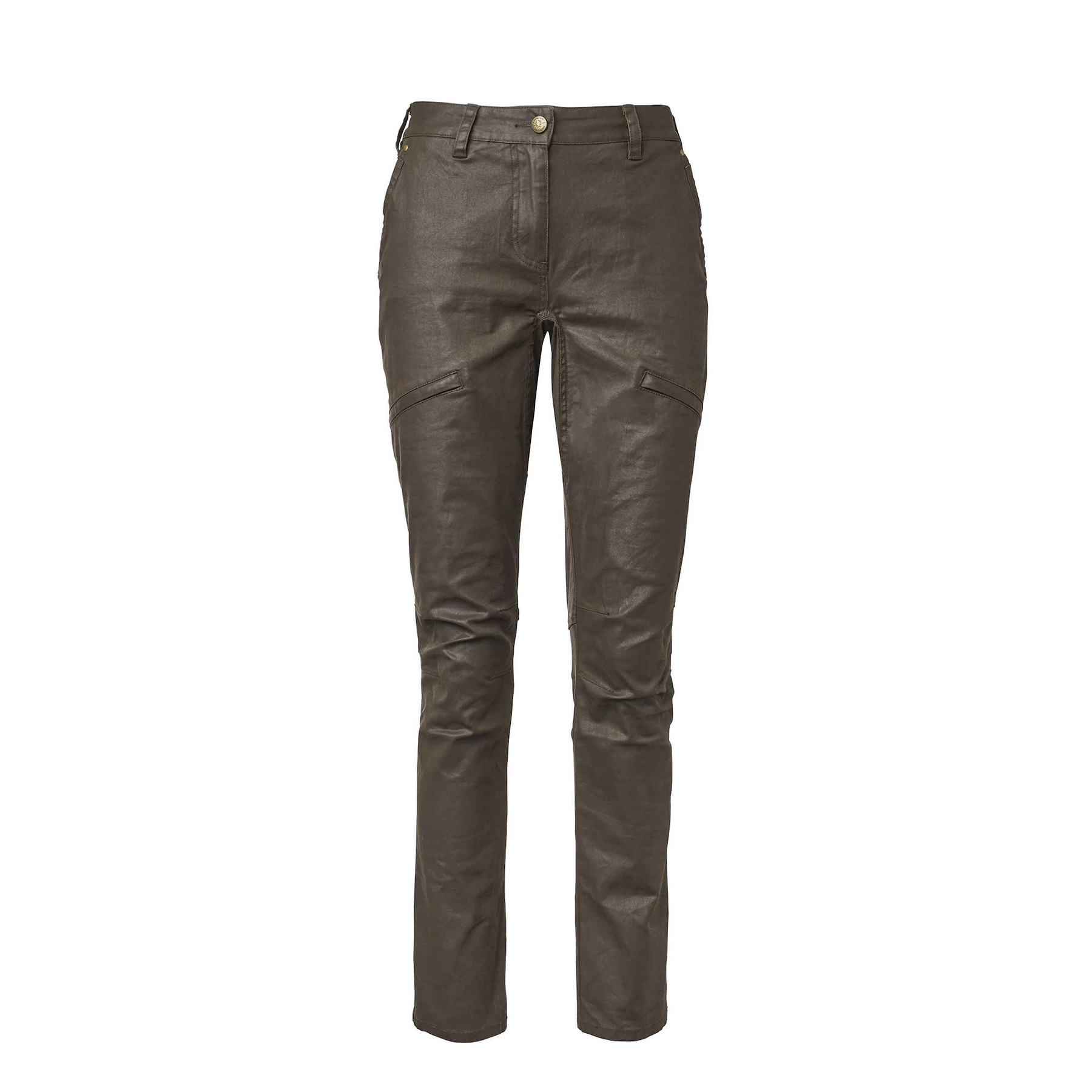 Spodnie myśliwskie damskie Chevalier Vintage Leather Brown