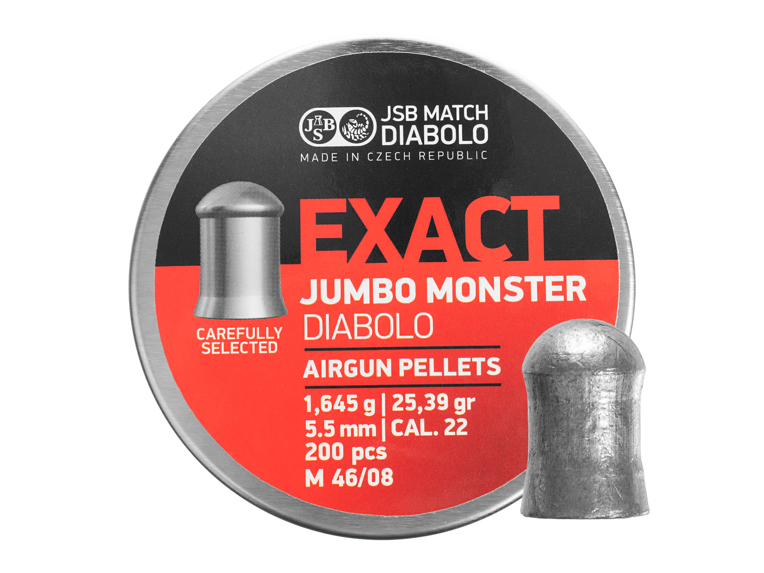 Śrut diabolo JSB Exact Jumbo Monster 5,52 mm 200 szt.