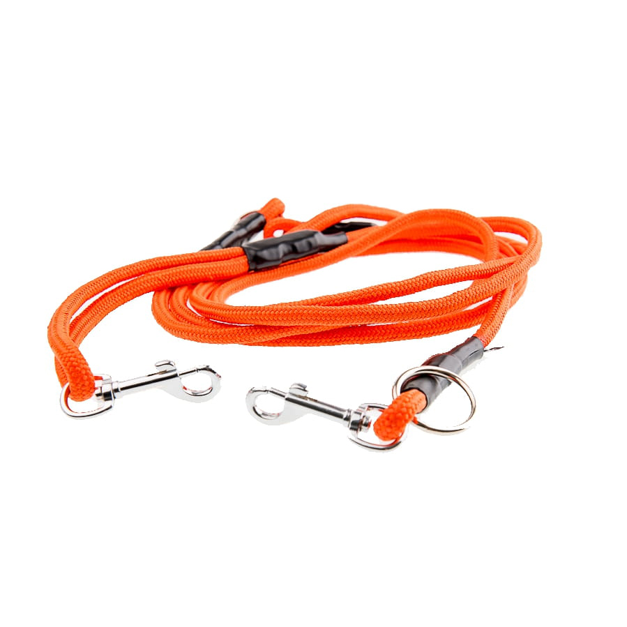Smycz przepinana dla psa 4wild 3 m fi 10 pomarańczowa