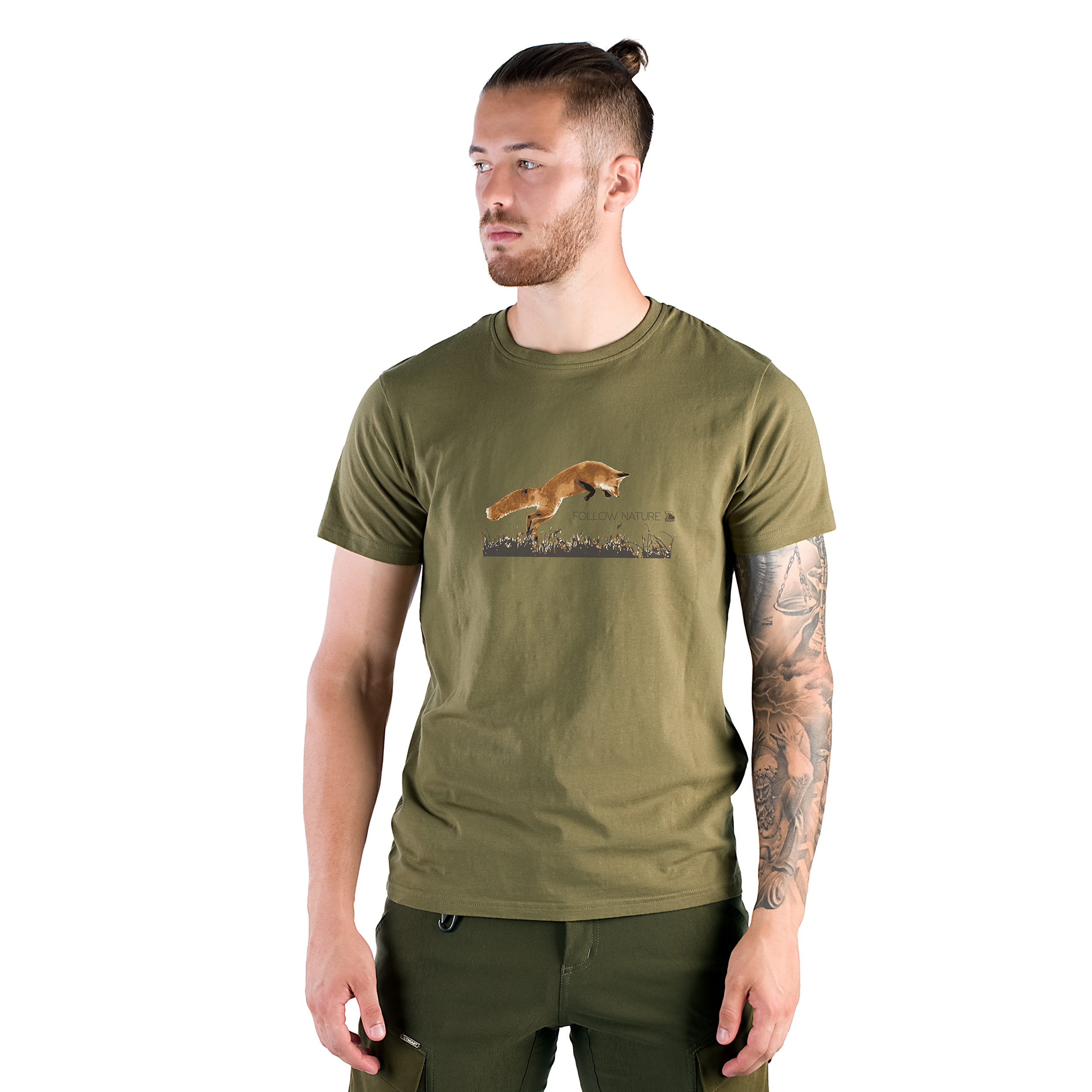 Koszulka męska Tagart FNT Fox oliwkowa