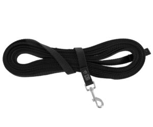 Smycz / Linka K9 Thorn czarna 20 mm / 10 m