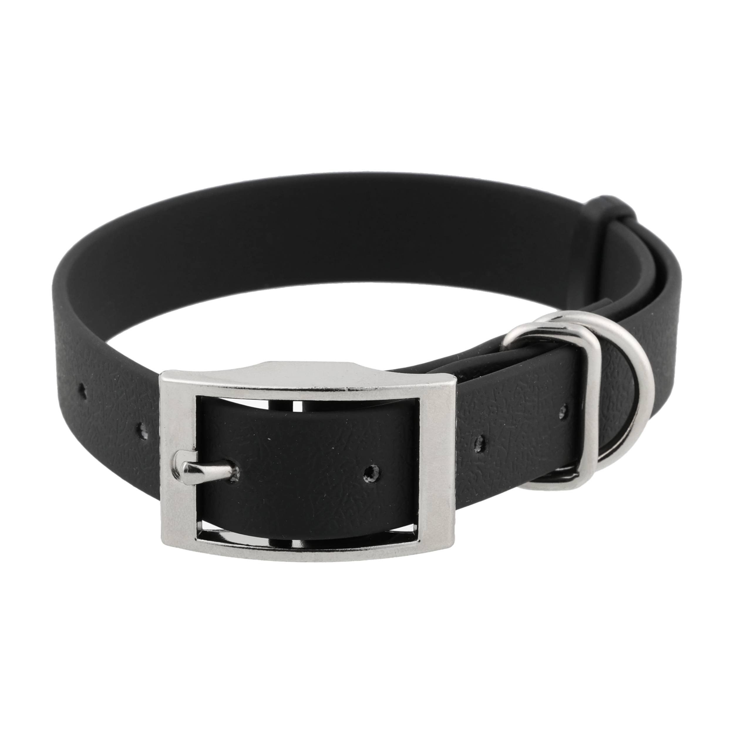 Obroża BioThane 4wild  20mm 27-41 cm czarna